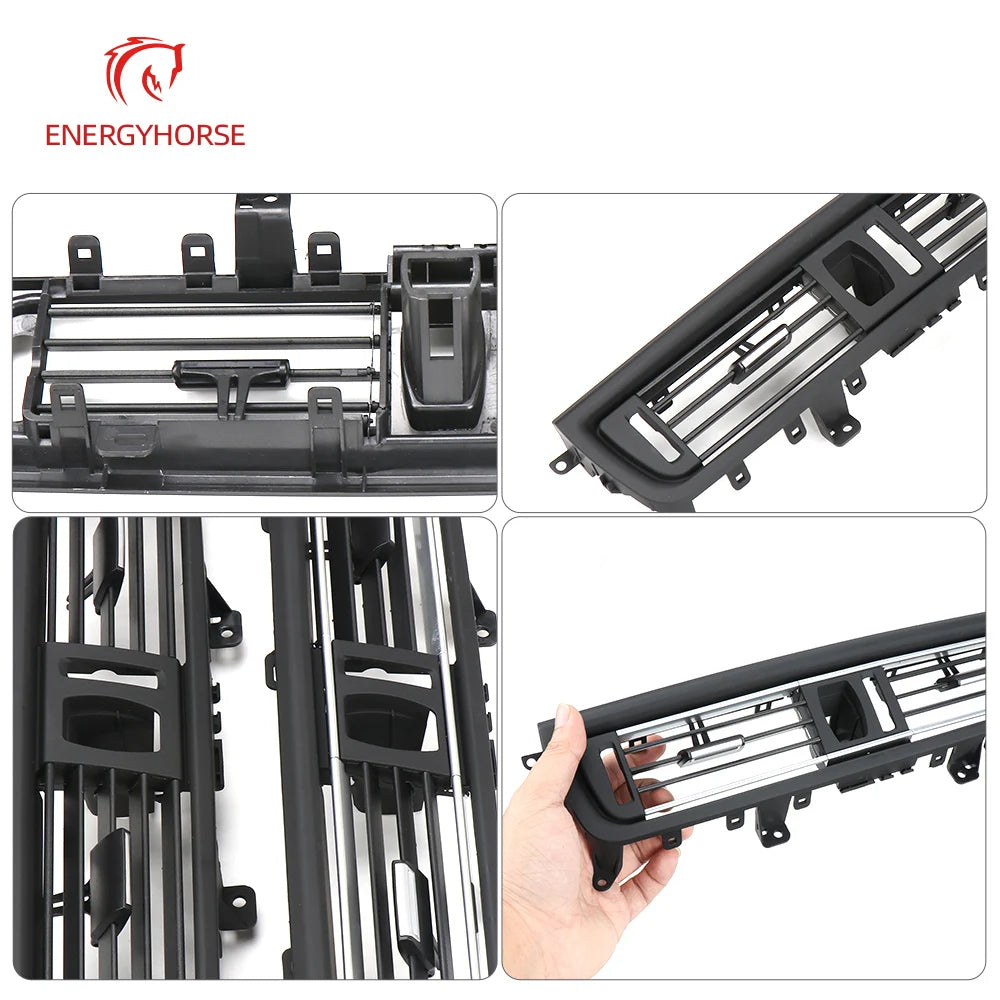 Car Front Console Central Air Conditioner AC Vent Outlet Grille For BMW 5 Series F10 F11 520i 523i 525i 528i 530i 535i 2010-2017