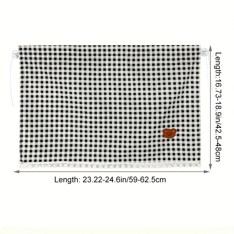1pc Universal Car Sun Shade Curtains Cute Cartoon Bear Car Styling Rear Side Window Windshield Sunshade Protect Window Curtains