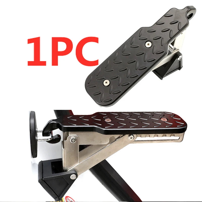 Foldable Car Roof Rack Step Car Door Step Universal Latch Hook Auxiliary Walking Car Foot Pedal Aluminium Alloy Safety Hammer