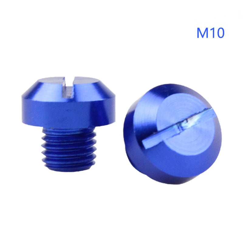2Pcs M10 Anti-Rust Motorcycle CNC Aluminum Rear view Mirror Hole Plugs Screws Rearview Mirror Holder Motorcycle Accessories