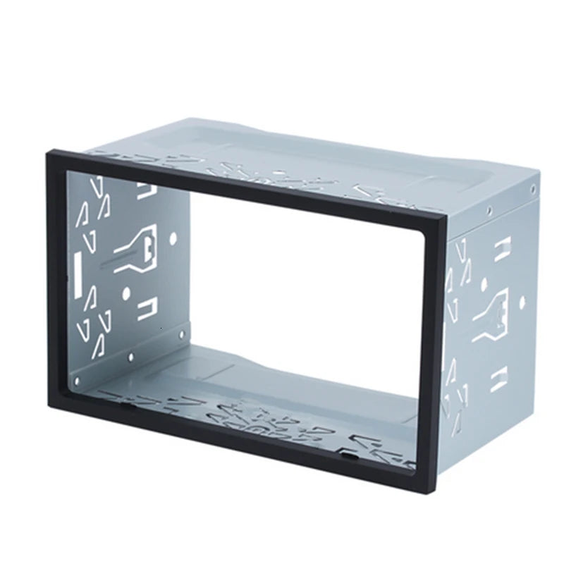 2Din Stereo Radio Cage Frame Unit Universal DVD Player Box Fascia Panel Plate Case Audio Dash Mounting Frame Kit  Accessories