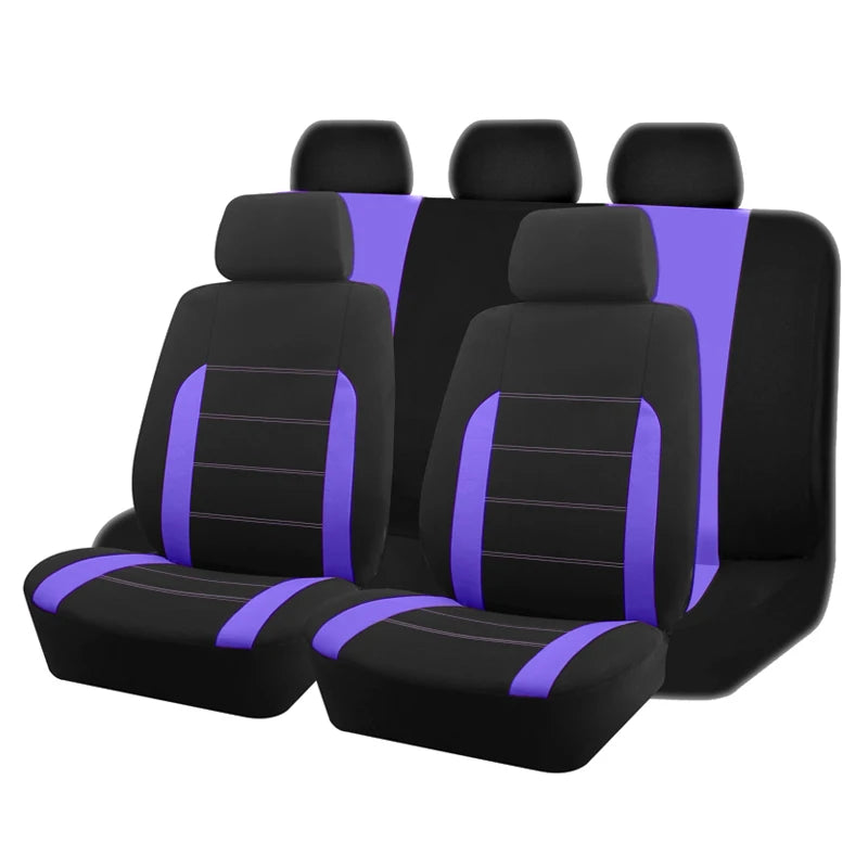 AUTOKING Universal Fabric Car Seat Covers Fit For Most Car SUV Truck Van Car Accessories Interior Seat Covers Car