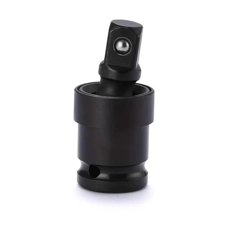 1/2 Inch Drive Universal Joint Socket Adapter, 360° Swivel Steel Ball Impact Socket for Electric Wrench Efficiency Enhancement,