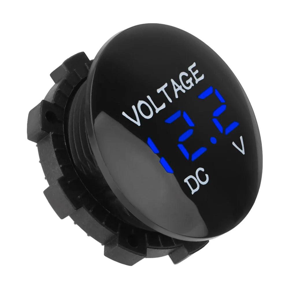 Led Display Voltage Meter Tester DC 12V-24V Mini Digital Voltmeter Ammete For Car Auto Motorcycle Boat