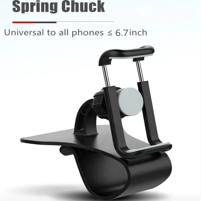 360 Rotatable Car Phone Holder Universal Dashboard Mount Grip Auto Bracket Stand for All Mobile Phones