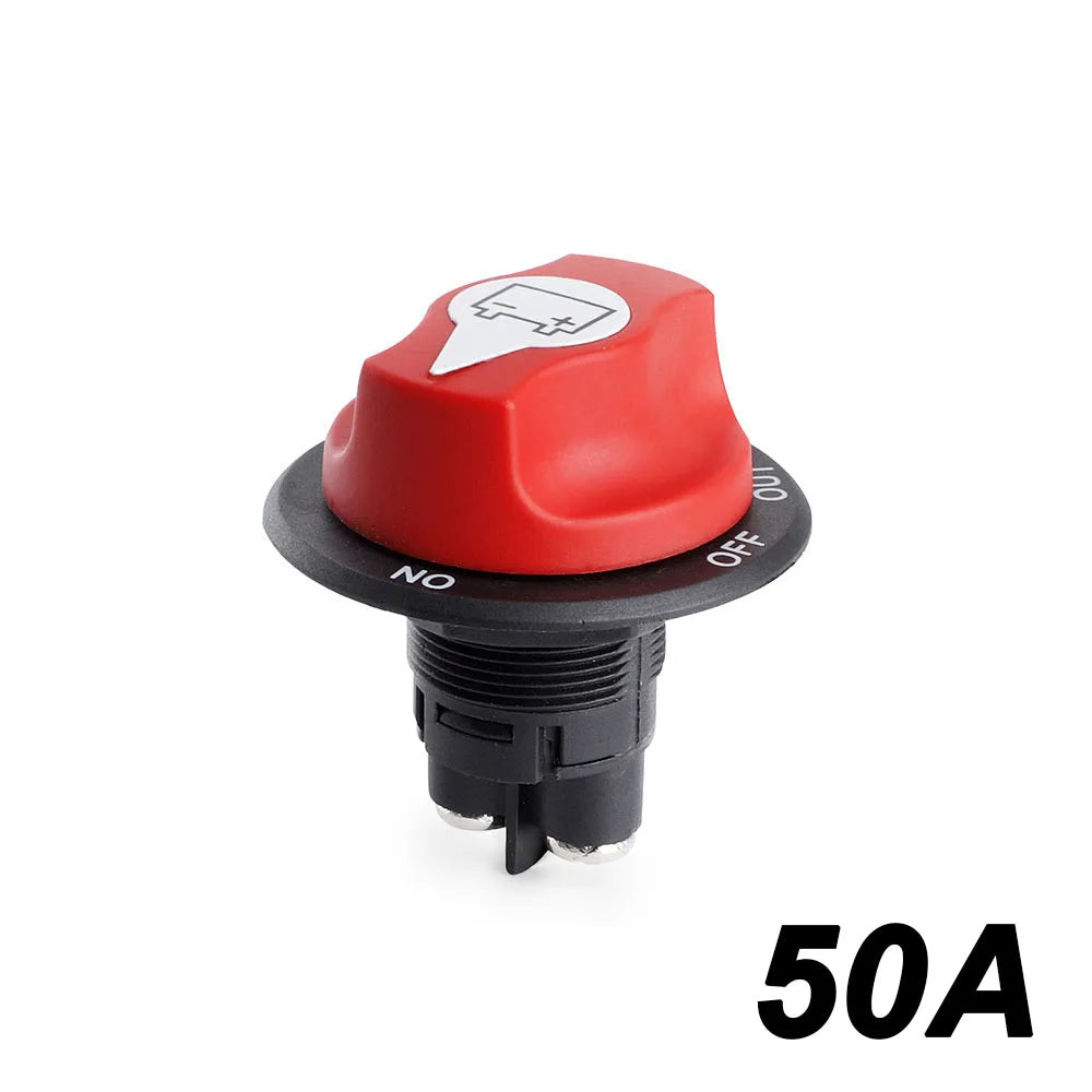 DC 12V 50A 100A 200A 300A Car Rally Battery Switch Disconnecter Power Isolator Cut Off Switch Kit For Truck Car Motorcycle Boat