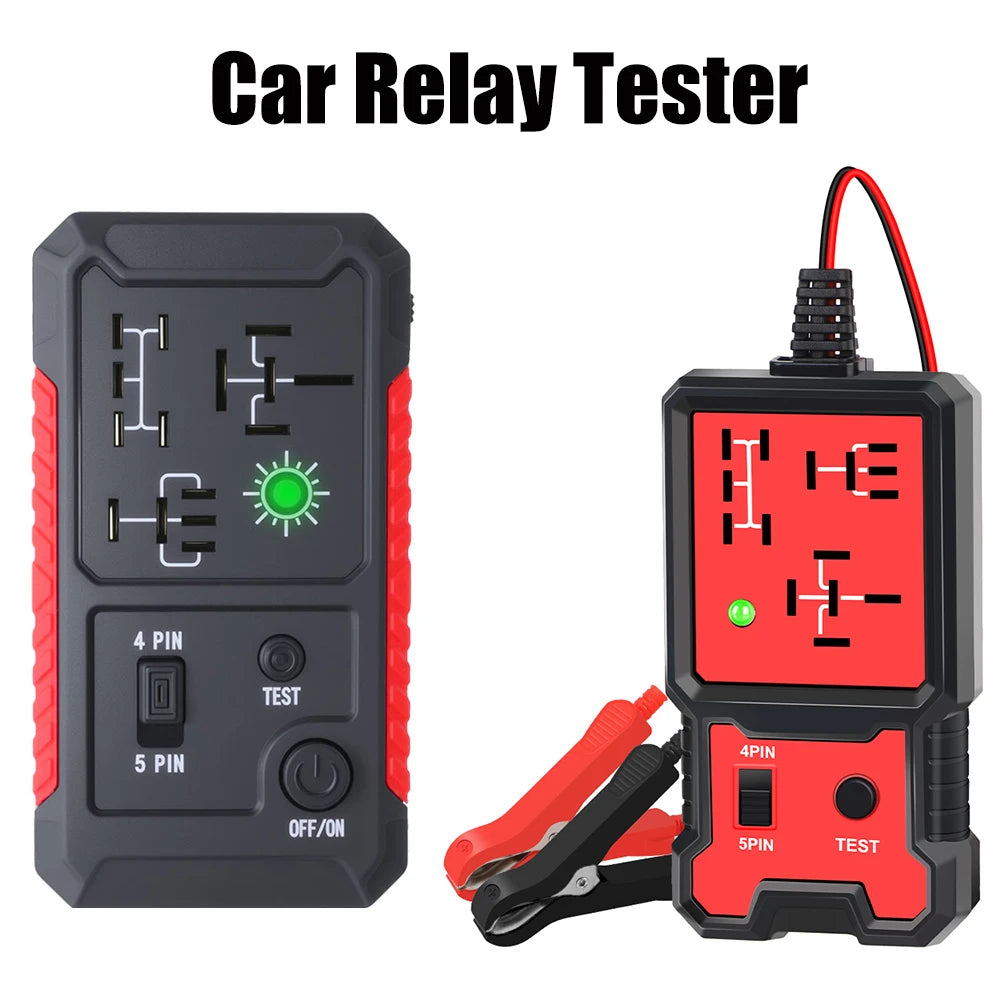 Car Relay Voltage Tester Universal 12V Automotive Electronic Relay Tester Indicator Light Battery Checker For RV Truck Trailer