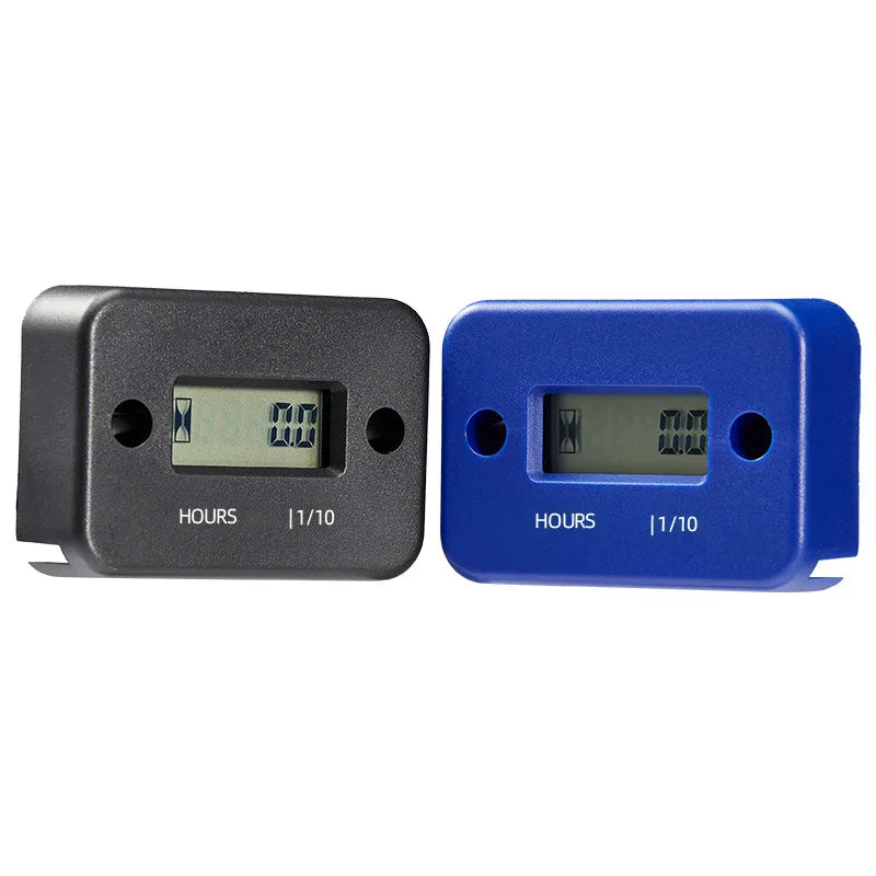 Motorcycle Digital Hour Meter LCD Counter Gauge Stroke Gas Engine Inductive Tachometer Waterproof Instrument For Motorcycle Boat