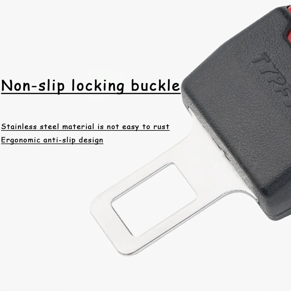 4/2/1PCS Universal Car Seat Belt Extender Adapter, Safety Buckle Lock Clip Plug for Children Adults Car Accessories Interior
