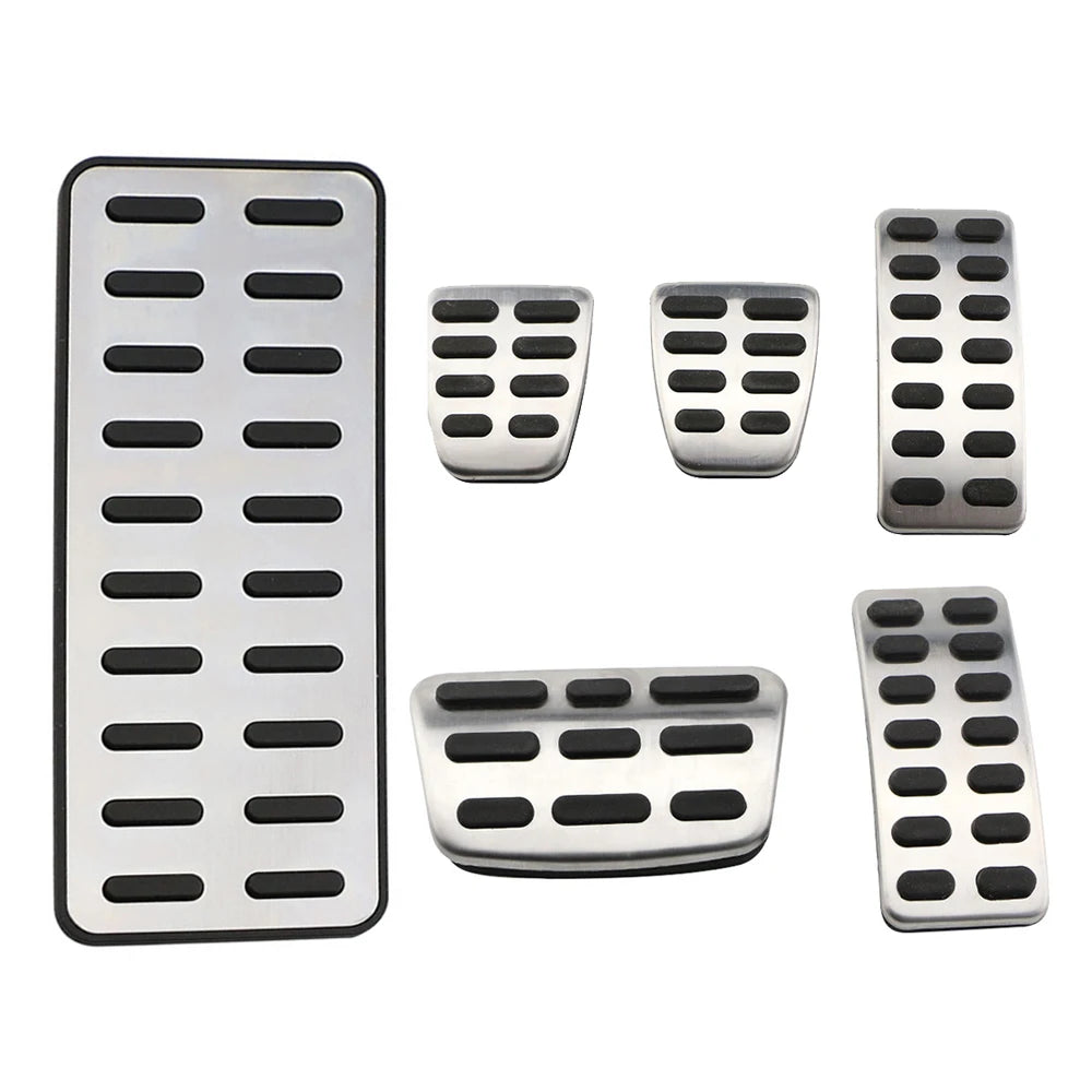 Car Pedals Gas Accelerator Brake Clutch Footrest Pedal Cover for Hyundai Ix25 Creta Accent Verna Solaris for Kia Rio Soul K2 KX3