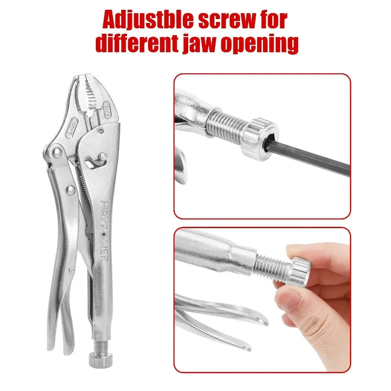Industrial Grade Multifunctional Pressure Pliers Heavy-Duty Powerful C-Type Fixed Circular Mouth Force Wrench Tool