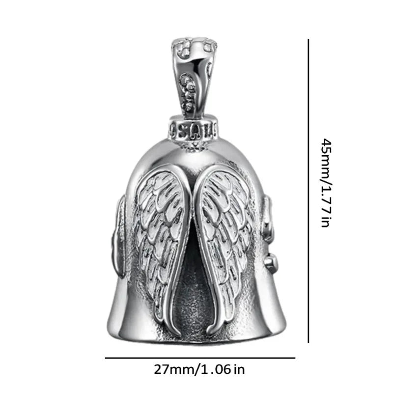 Riding Bell Angel Guardian Biker Riding Bell Portable Motorcycle Accessories For Biker Riders Motorcycle Bicycle Gift