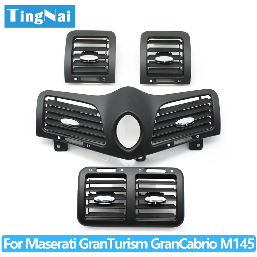 Car Front Rear Central Dashboard Left Right Middle AC Vent Air Vent Panel Cover For Maserati GranTurism GranCabrio GT GC M145
