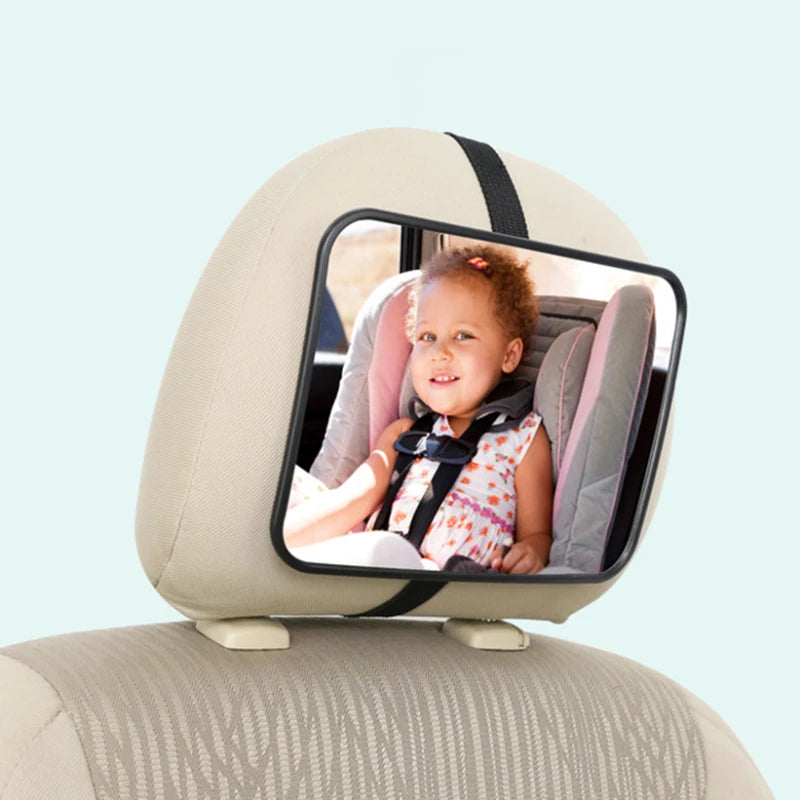 SEAMETAL Car Rear Seat Baby Mirror Adjustable Wide Angle Seat Safety Rearview Observation Mirror Car Baby/Child Interior Mirror
