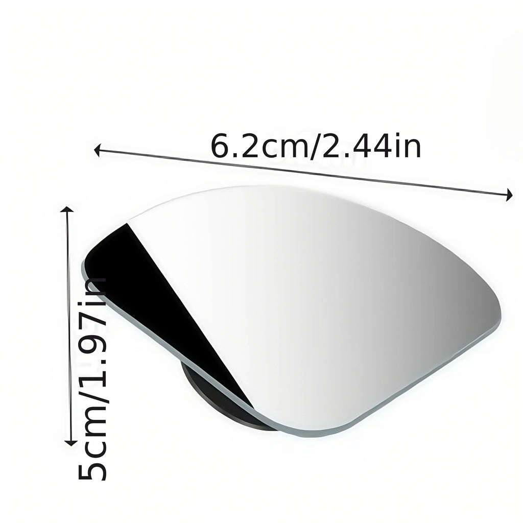 SEAMETAL 2PCS Upgrade Car Rearview Mirror Wide-angle Blind Spot Car Auxiliary Rearview Convex HD Mirrors for Car Accessories