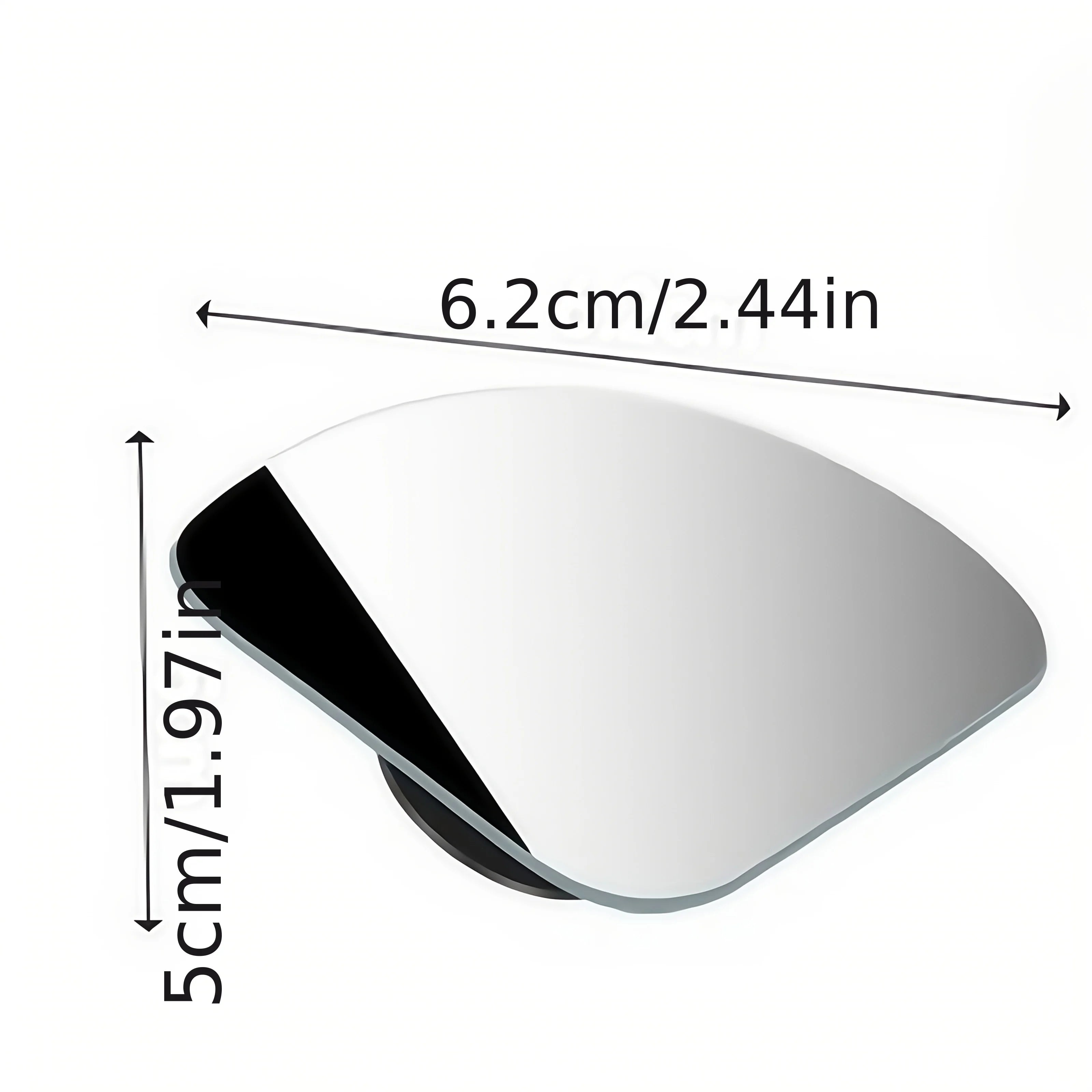 SEAMETAL 2PCS Upgrade Car Rearview Mirror Wide-angle Blind Spot Car Auxiliary Rearview Convex HD Mirrors for Car Accessories
