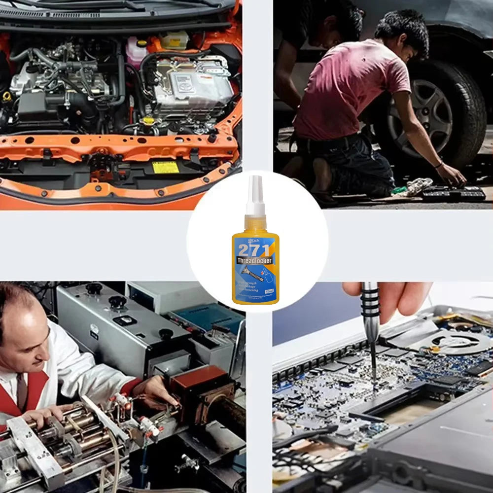 thread adhesive Special adhesive for anti-loosening and fastening Prevent loosening of automobile hub screws Detachable screw ad