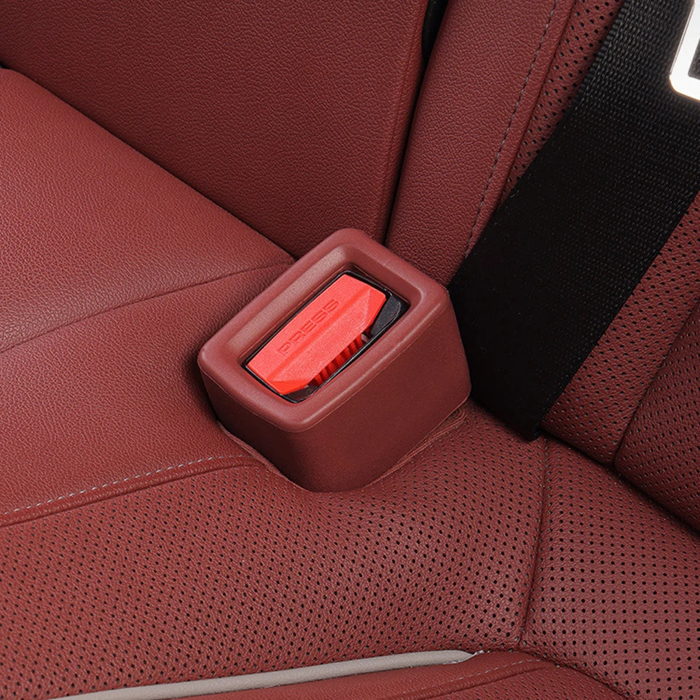 Up Car Seatbelt Guard Seat Belt Holder Silicone Buckle Protective Cover Automobile Seat Belt in Upright Position Accessories