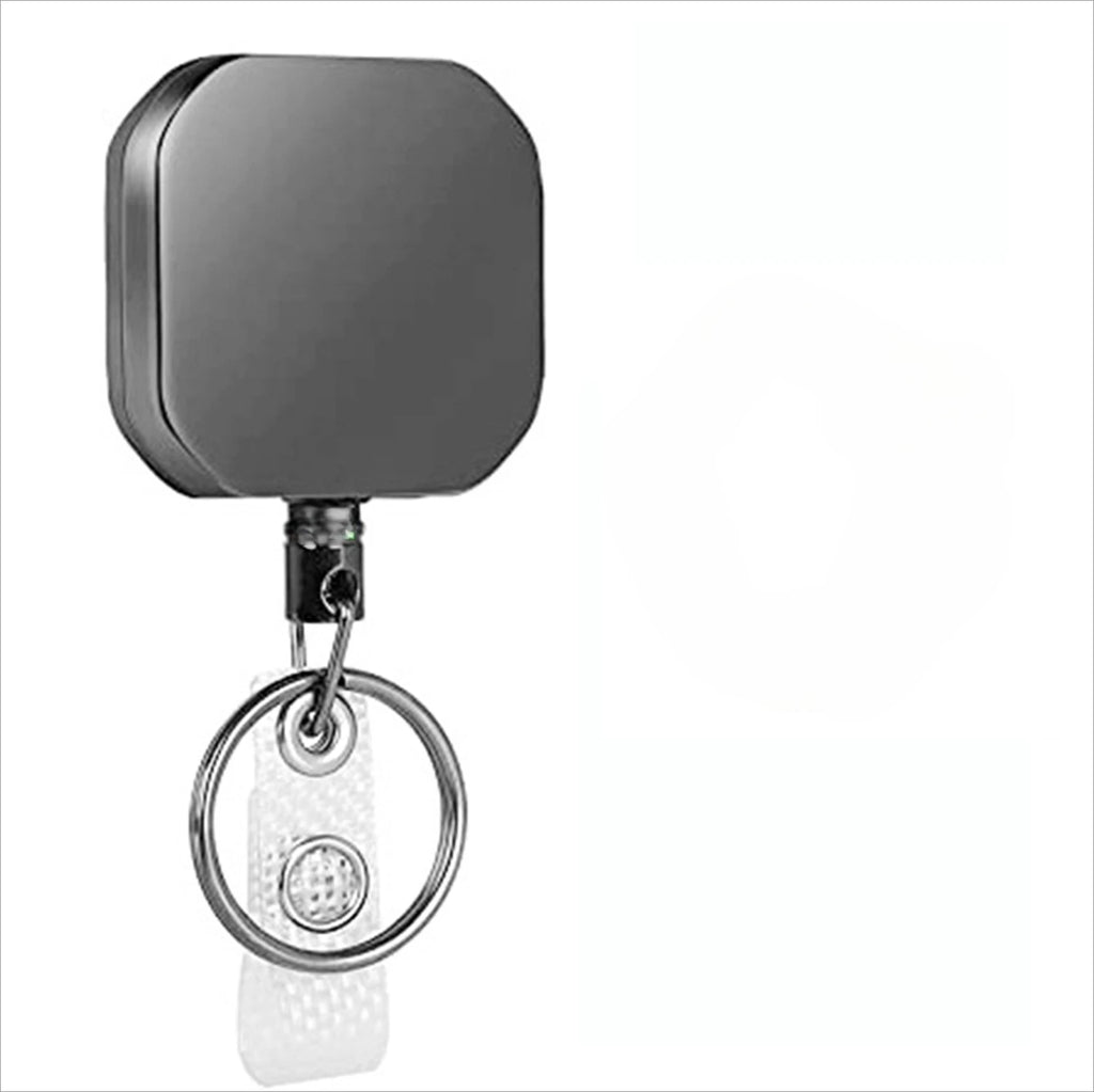 Anti-loss and Easy-to-pull Buckle of Retractable Key Chain Belt Badge Reel Clip Square Accesorios Para Auto Key Chain
