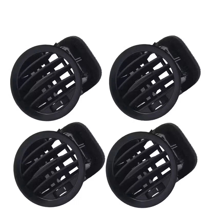 Black/Chrome A/C Air Vent Cover Outlet Grille Fits For Opel ADAM CORSA D MK3 Vauxhall 13417363 2201099