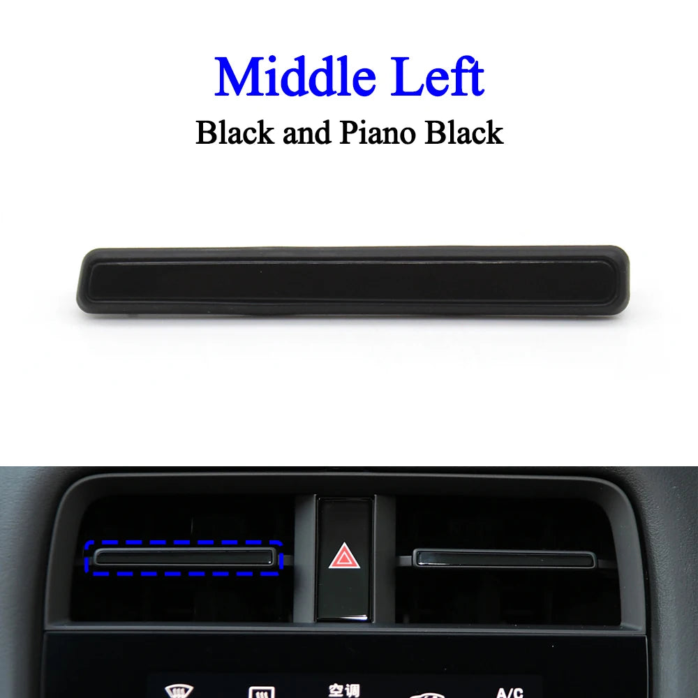 Car Accessories Front Air Ventilation Left Right Middle AC Air Vent Grille Outlet Trim Strip  For Porsche Taycan 9J1 2019-2024