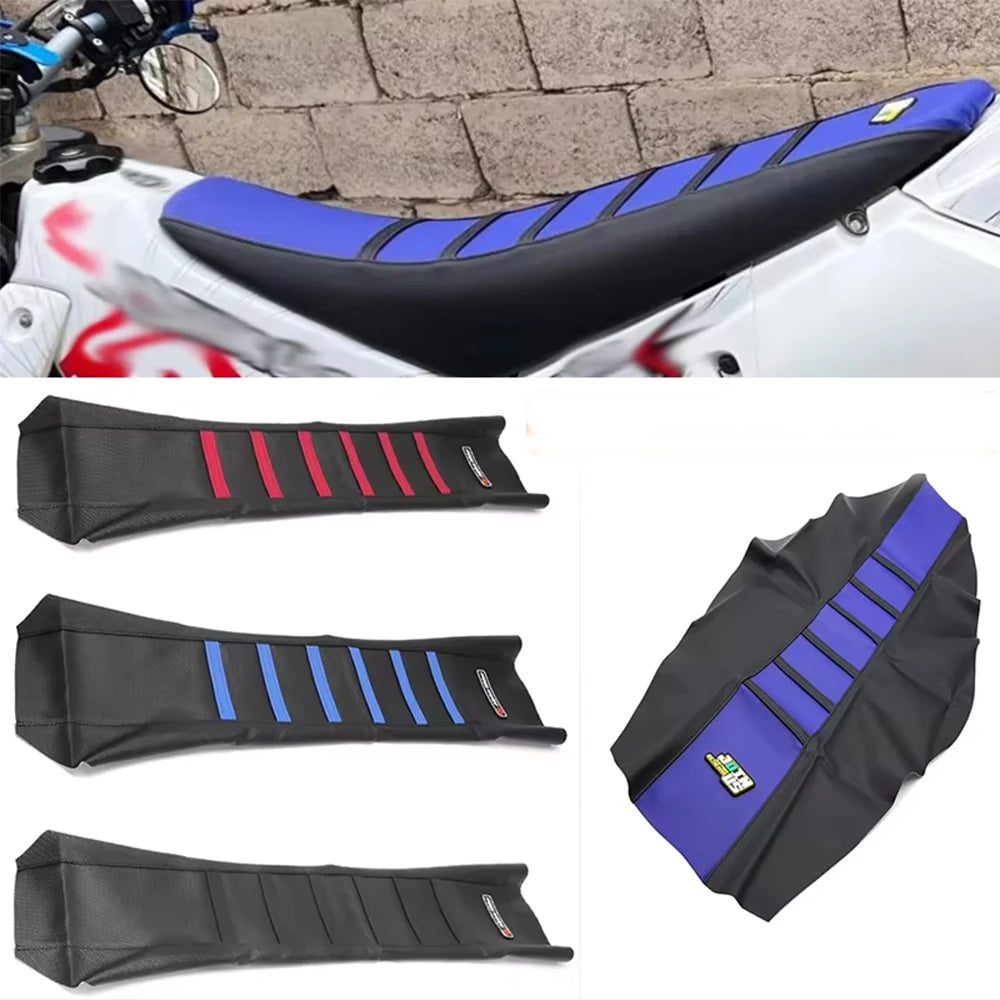Universal Gripper Seat Cover PVC Soft Stretchy Non-slip For Honda Yamaha Suzuki Kawaski Dirt Bike Off Road Motocross Motorcycle