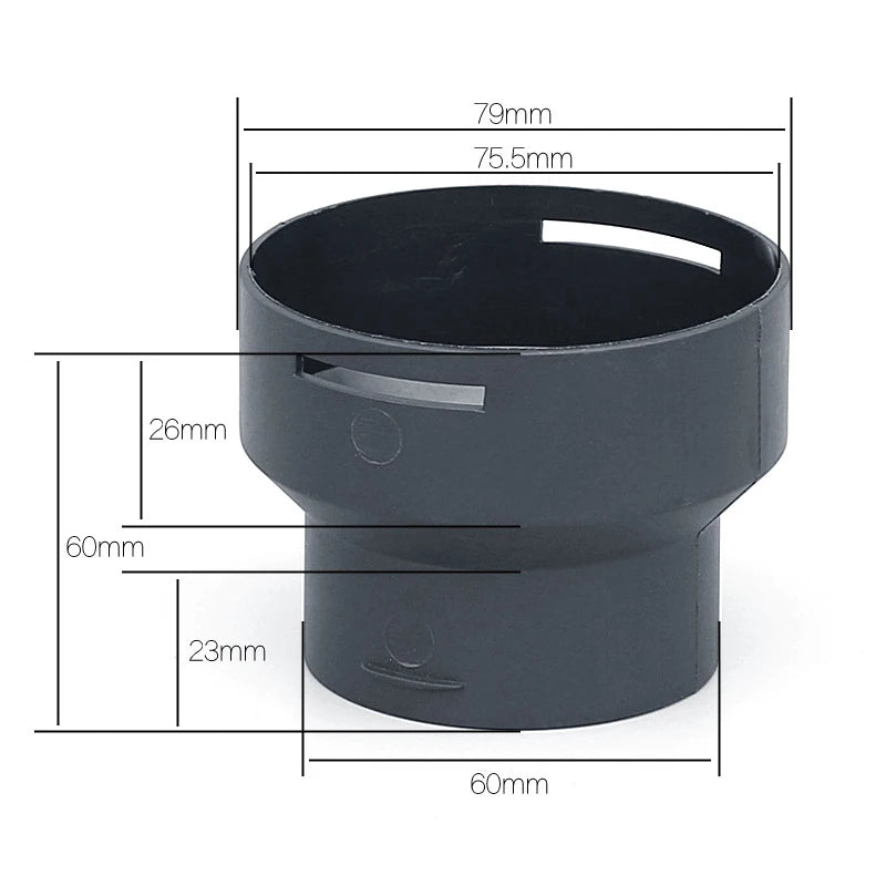 42/60/75mm Car Heater Duct Pipe Joiner Connector Heater Ducting Straight Joint Hose Tube Connector For Eberspacher or Webasto