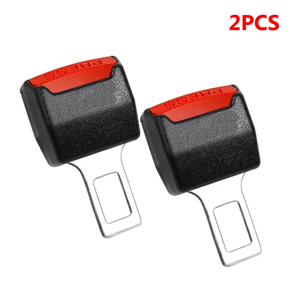 4PC Car Seat Belt Clip Extender Safety Seatbelt Lock Buckle Plug Thick Insert Socket Extender Safety Buckle Seat Belt Accessorie