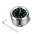 Motorcycle Bike Handlebar Mount  Clock  Waterproof Chrome Moto Accessories