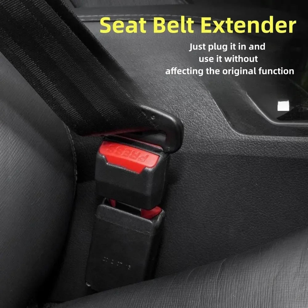 4/2/1PCS Universal Car Seat Belt Extender Adapter, Safety Buckle Lock Clip Plug for Children Adults Car Accessories Interior