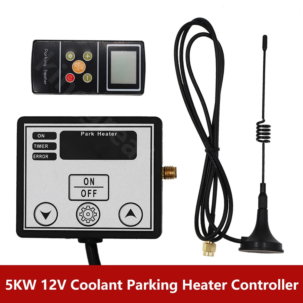 12V 5KW Coolant Parking Heater Controller LCD/GSM Phone Controller fit RV Boat Caravan Motorhome Car Hydronic Heater
