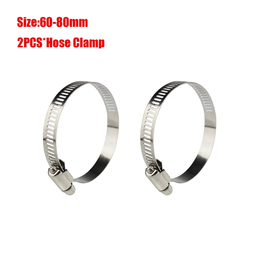 25/42/60/75/90mm Diameter 60-200cm Lenght  Air Diesel Parking Heater Duct Pipe Tube Hose For Webasto Eberspacher Car Camper
