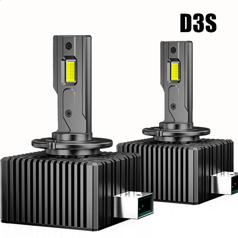 2PCS 30000LM D1S D3S Headlight 35W D2S D2R D4S D4R D5S D8S LED Canbus Lamps  Auto LED Lights Bulb For Car Lights 6000K Plug&Play