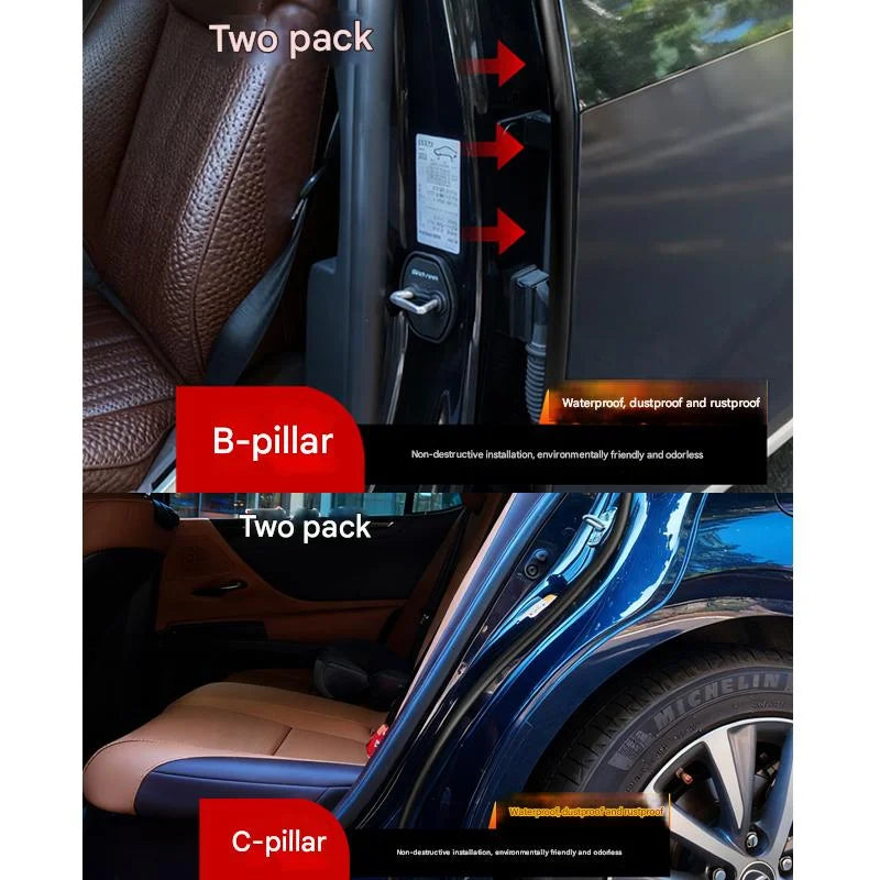 Car dashboard sealing strip sound insulation strip sound insulation rubber strip universal B column C column sealing strip