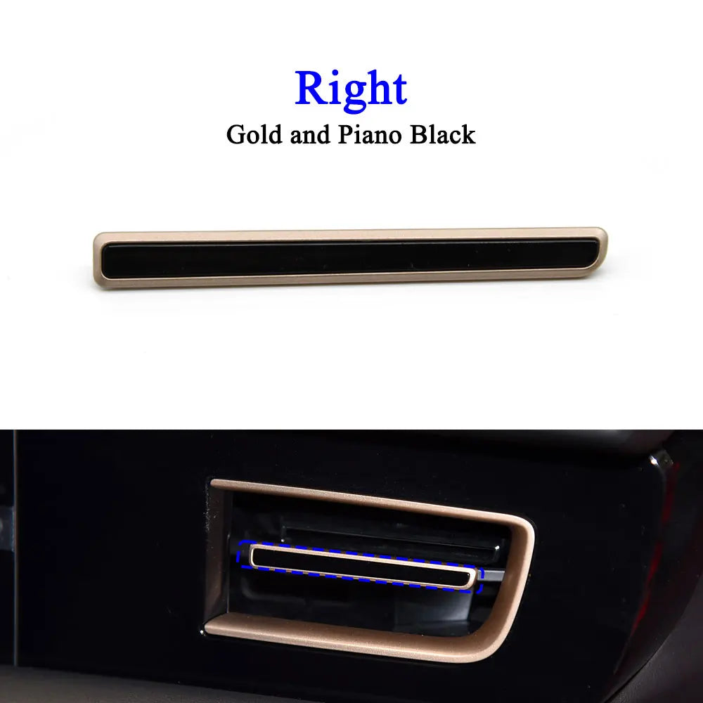 Car Accessories Front Air Ventilation Left Right Middle AC Air Vent Grille Outlet Trim Strip  For Porsche Taycan 9J1 2019-2024
