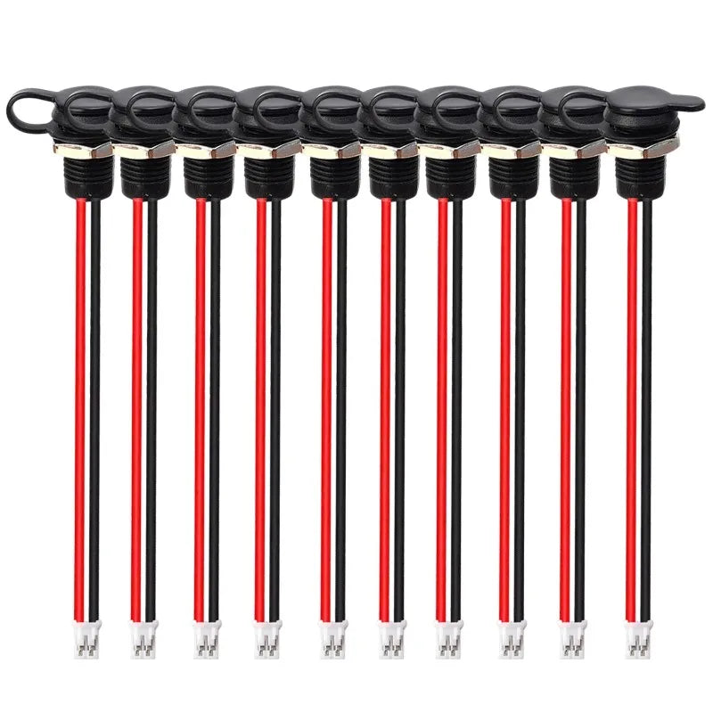 1/20pcs USB Type C Connector Type-C Waterproof with Nut Locking Plate Female TPC Waterproof High Current Fast Charging Jack Port