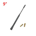 9/11/16 Inch Universal Car Anti-noise Flexible Roof Mast Whip Stereo Radio FM/AM Signal Aerial Amplified Antenna With Two Screws