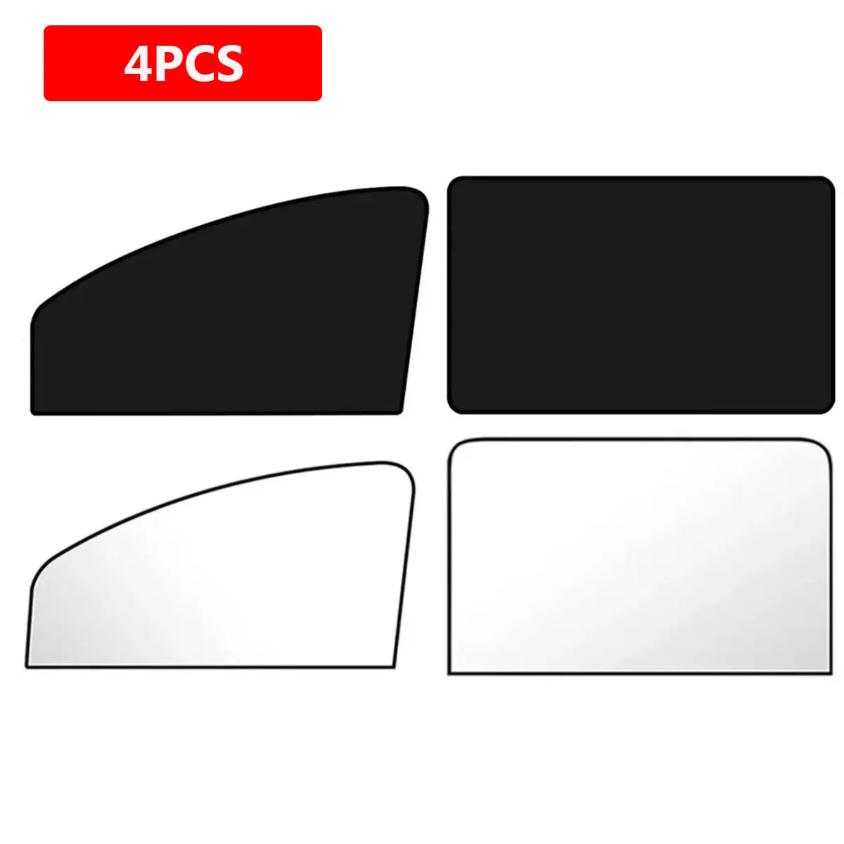 Universal Magnetic Window Shades 2pcs Set for Cars Heat Reduction Privacy Protection Auto Sunshade Car Accessory