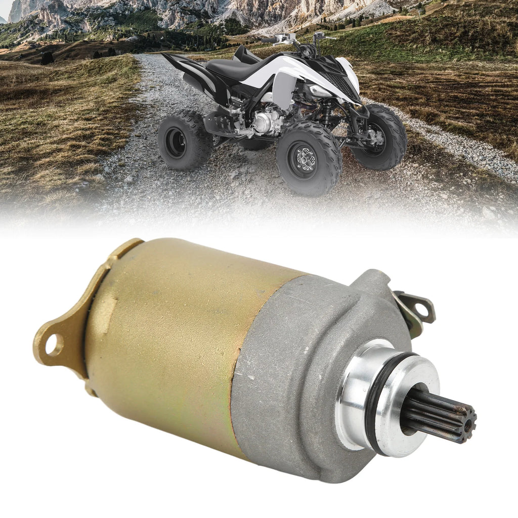 ATV Starter Motor Starter Motor 9 Teeth Metal Starter Motor Replacement for GY6‑125 150 157CC Engine Scooter Motorcycle ATV