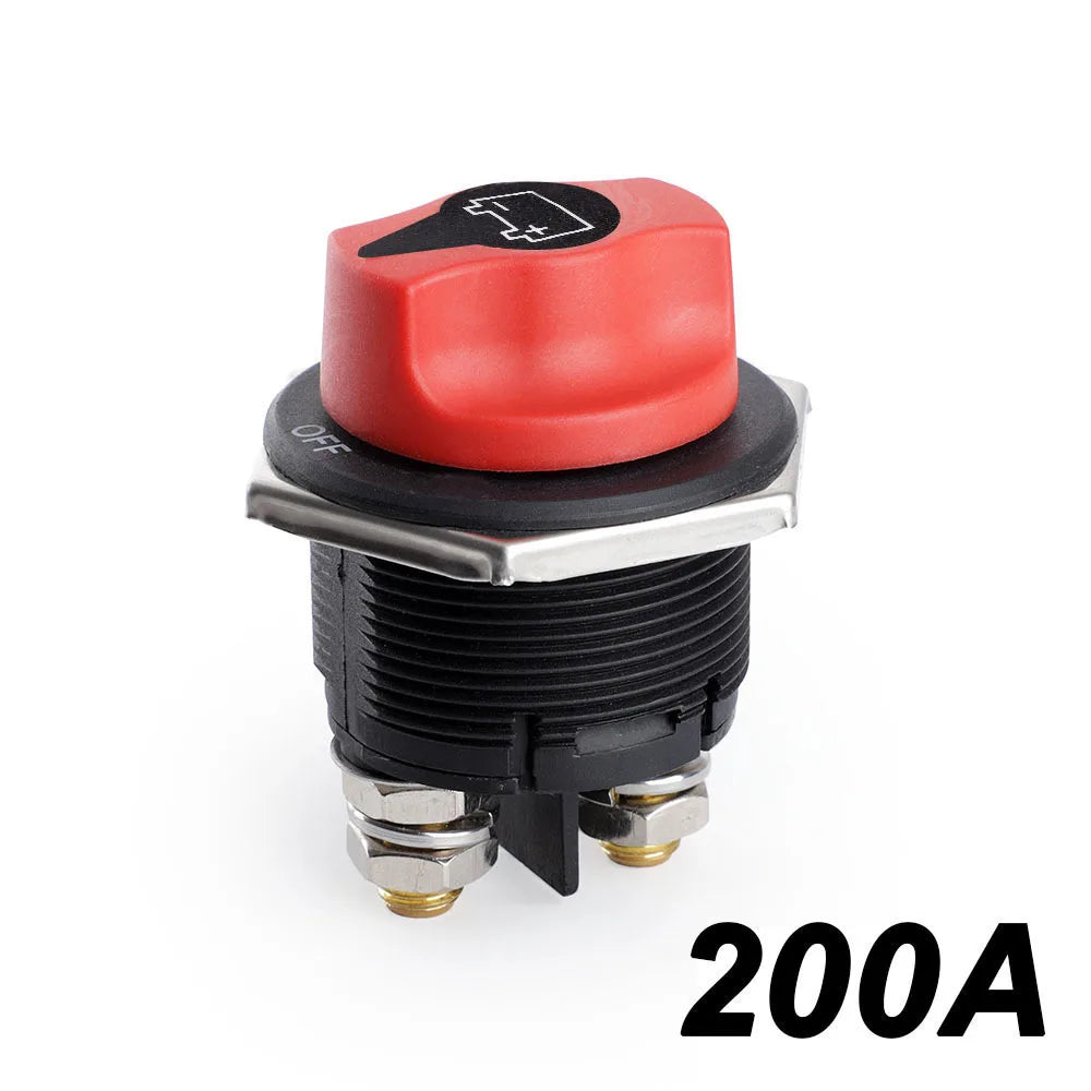 Battery Disconnect Switch Battery Master Power Cut Off Switch  DC 32V 50A 100A 200A 300A Battery Isolator Kill Switches For Car