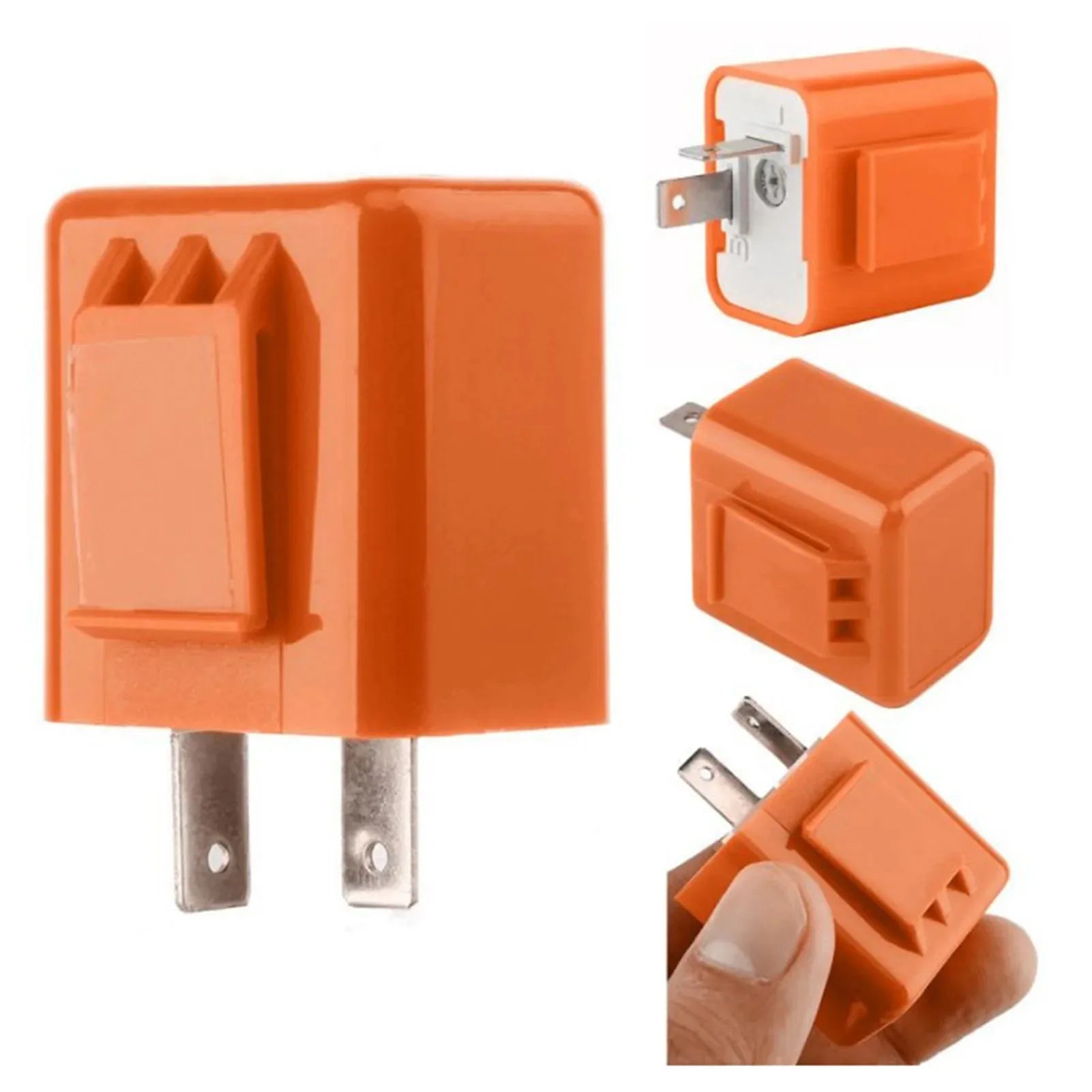 2Pin Motorcycle LED Flasher Relay Adjustable Frequency of Turn Signal Blinker Indicator Flasher Relays For Motorbike Accessories