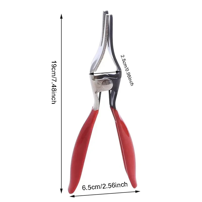 Automobile Tubing Oil Pipe Separation Clamp Joint Tightening Pliers Fuel Filters Hose Tube Buckle Removal Tools Car Pipe Tools