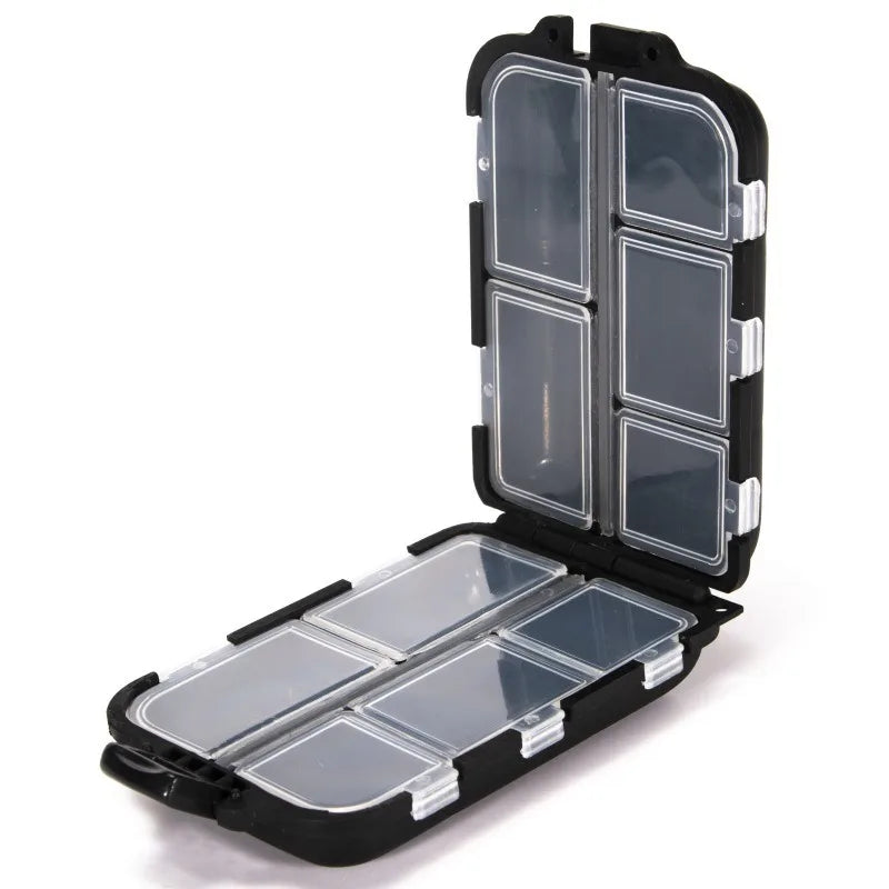 Lead Head Luia Storage Box Fishing Accessories Box Fishing Parts Hook Storage Box with Hand Rope Fishing Gear Accessories