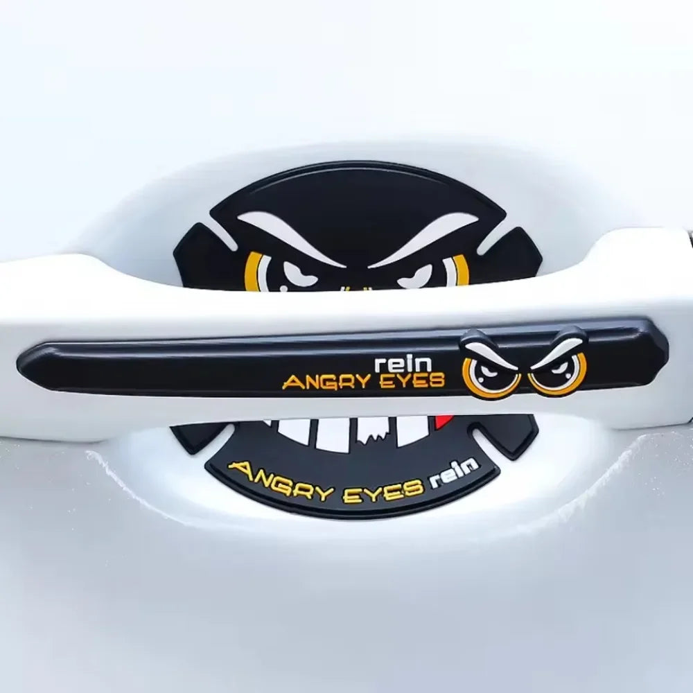 Car Door Bowl Stickers Rearview Mirror Rain Eyebrow Car Door Handle Reflective Sticker Universal Anti Scratch Protective Strip