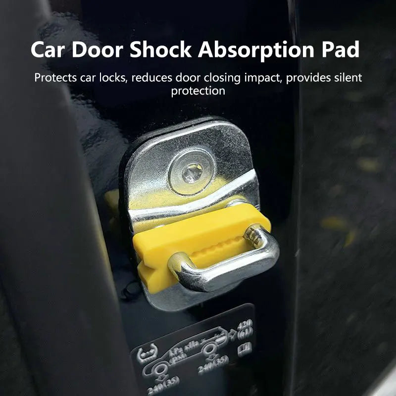 1/4pcs Car Door Shock Absorber Universal Car Door Buckle Soundproof Deadener Damper Cushion Anti-Vibration Buffer Pad 2026 New
