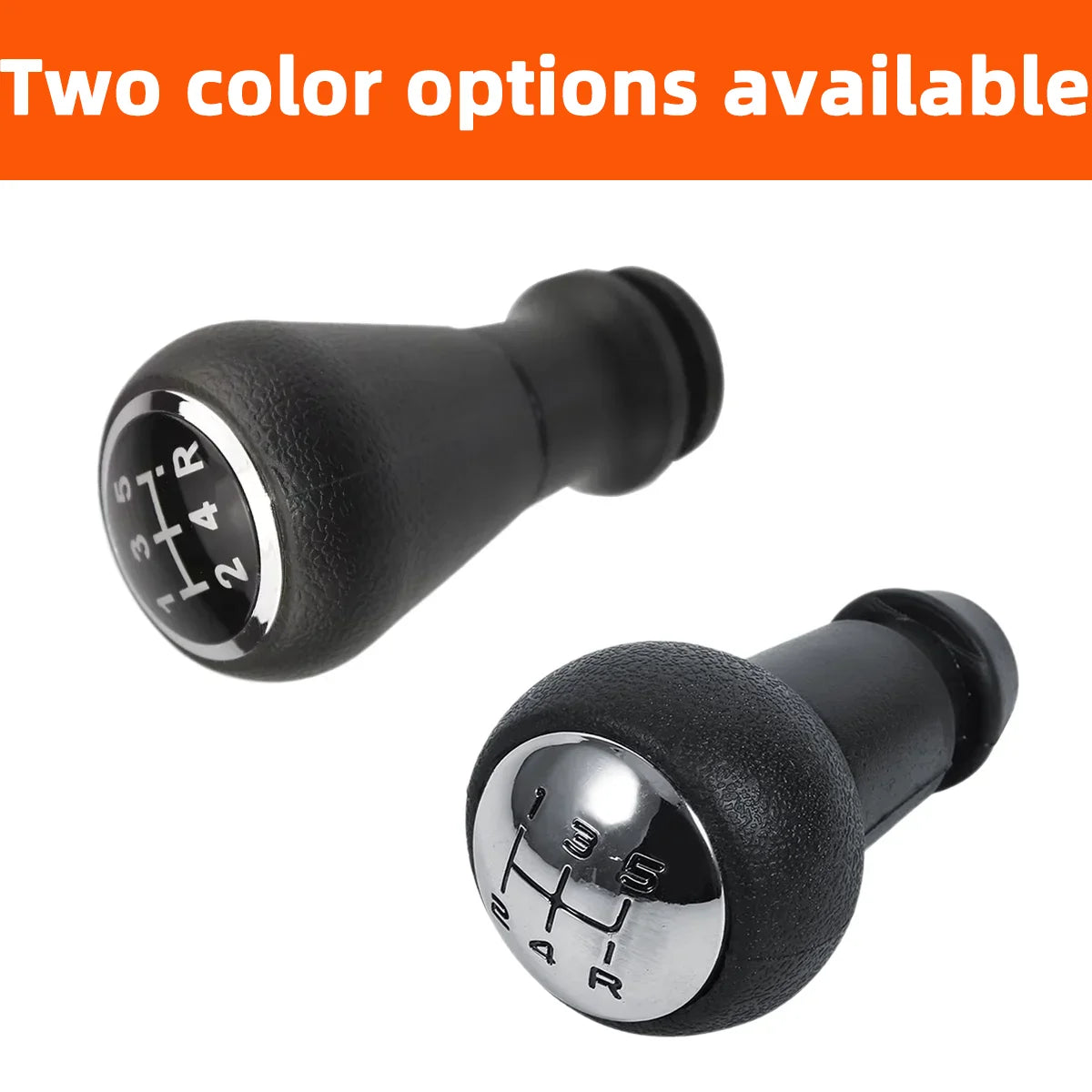 1PC 5-Speed Shift Lever Transmission Knob Head For Peugeot 206 207 306 307 308 3008 406 4007 Shift Lever Handball Car Parts