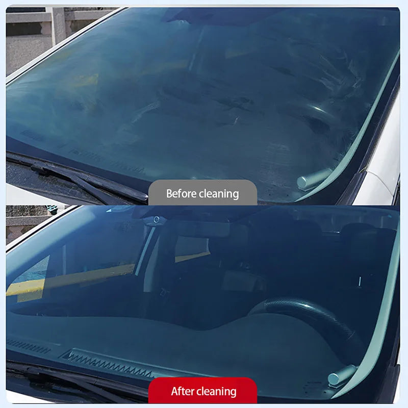 Car Glass Oil Film Remover Water Stains Cleaning Paste Auto Windshield Mirror Hard Spot Cleaner Automobile Glass Dust Agent