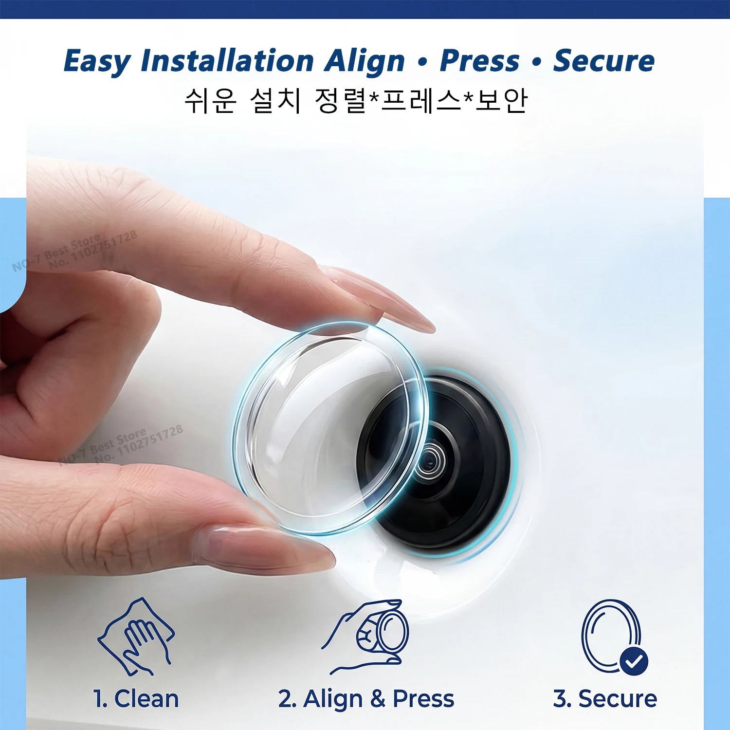 2PCS Universal Car Camera Lens Protector Rear View Backup Camera Cover 360° Camera Protection Anti Scratch Waterproof