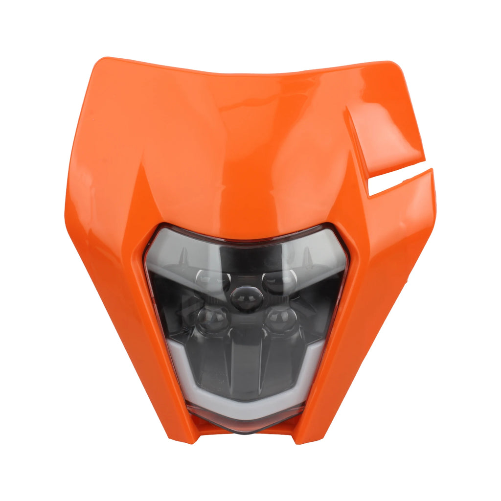 Motorcycle for KTM Headlight LED Headlamp Plate EXC XC SX SXF MX 125-500 2018-2023 Supermoto Dirt Bike Enduro Motocross Fairing
