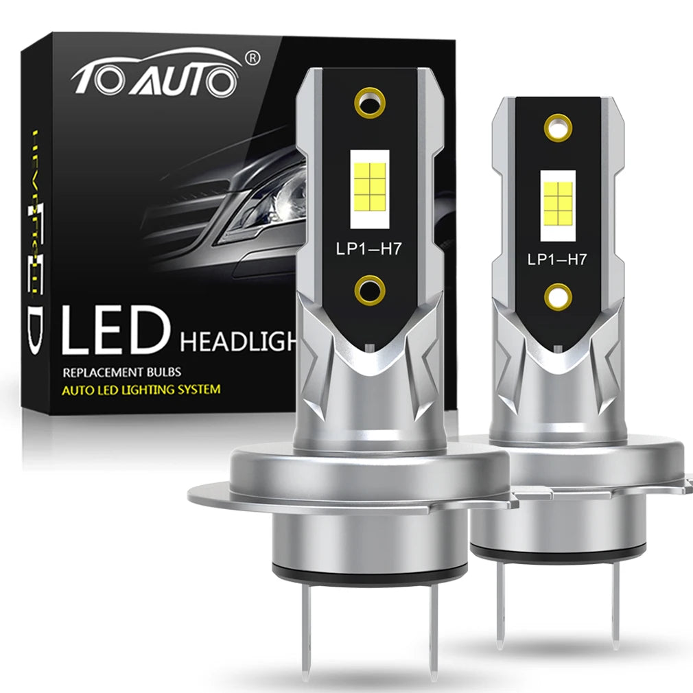 20000LM H7 LED Headlight Kit Mini Bulb 100W CSP 3570 for Car Headlamp Auto Fog Lamps Canbus H7 Led Turbo Automobile 12V 6000K